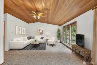 Virtually Staged Living Room