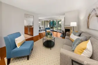 Open and welcoming space to relax