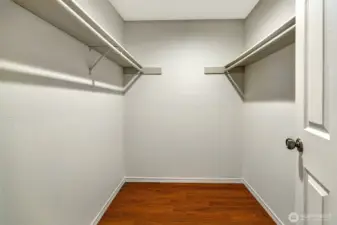 Walk-in closet!