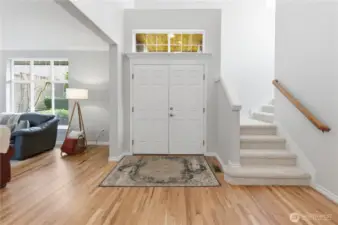 Spacious & Open & Light Filled Entry