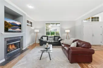 Gas Fireplace in Living Room