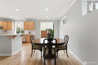 Dedicated Dining Room with Patio Access