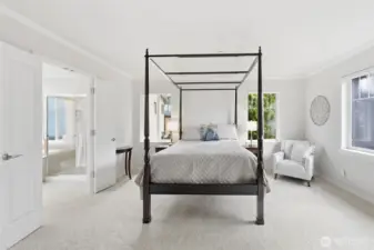 Spacious Primary Suite, light & bright!