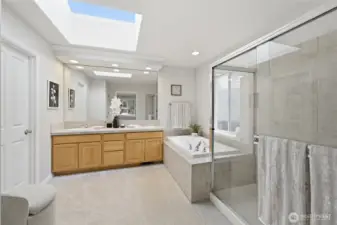 Primary Suite w/ Walk-In Closet & separate Water Closet