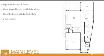 Main Floor of the residence