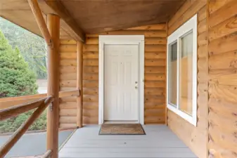 So delightful to spend time on the wrap-around porch, but inside is so very inviting too!