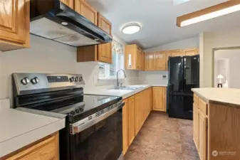 Like everything else in this terrific home, the kitchen is thoughtfully laid out and immaculately maintained.