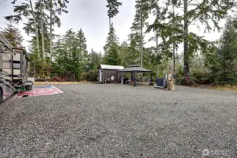 Shed and Bathroom, Gazebo and Washer/Dryer