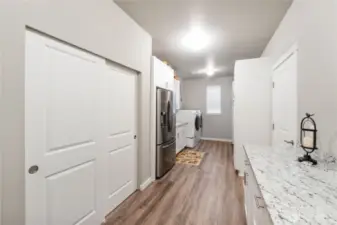 Laundry/Mud Room w/Garage access on the right