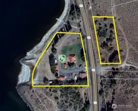 Two tax parcels included in sale.