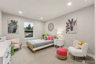 Upstairs Bedroom. Photos are for representational purposes only.  Colors and options may vary.