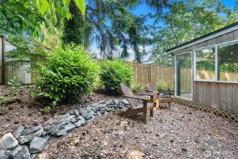 Plenty of outdoor spaces to enjoy.