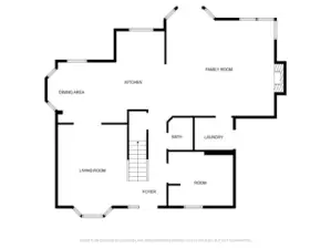 Main level floor plan