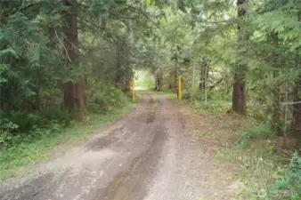 Driveway entrance
