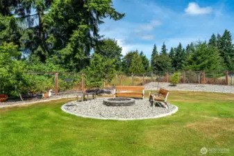 Fire pit area