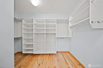 Primary closet