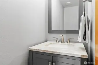 Updated half bath~