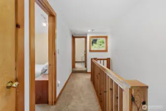 Upstairs are the 3 bedrooms~
