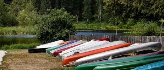 The lake is thoughtfully stocked for fishing by the Community Club, enhancing year-round enjoyment. The Club also maintains the dam and spillway—an iconic feature of Lake Marcel that you will likely cross on your way home.