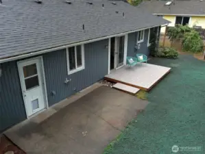 Make the most of outdoor entertaining with a dedicated patio and deck area.