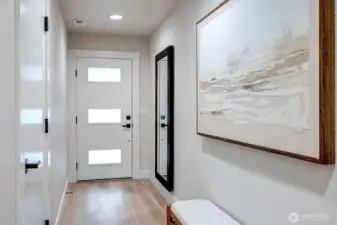 Entryway of lot 2A, same floorplan