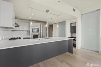 home office nook off kitchen