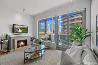 10ft floor to ceiling windows