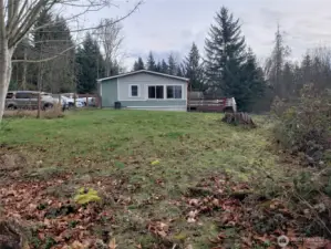 Another View of the Large Side Yard of the Home.