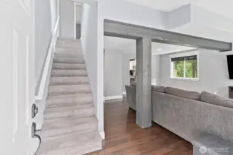 Entryway & Upstairs access