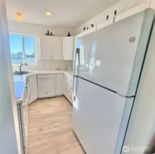 Light and bright kitchen.