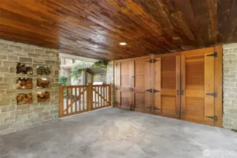 Carport with storage