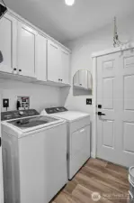 Designated Laundry Room with Storage