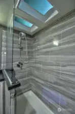 SHOWER IN THE MAIN BATH