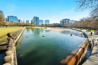 Water feature @ Bellevue Park