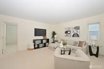 Upstairs loft
