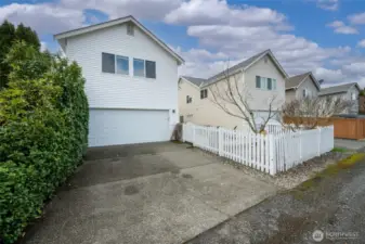 Driveway and Garage