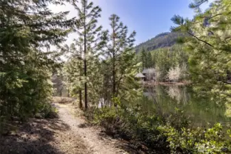 Lakeside trail.
