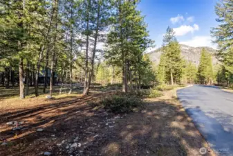 21 Early Winters Drive is paved. Offers easy access to your lot B.