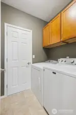 Laundry room on main floor