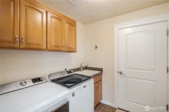 Laundry Room & door to Garage
