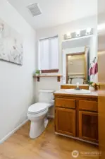Main floor half bath