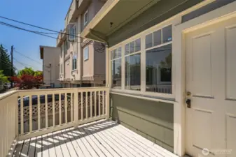 Back entrance to main floor/upper unit