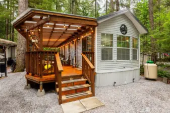 Well lit Deck