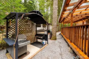 Brand new cooking gazebo
