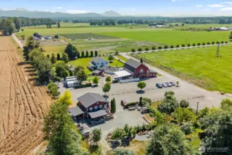 View of property looking east with mountain view
