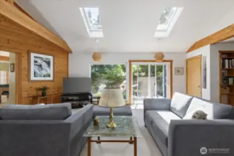 This living room is where you'll want to spend all your waking hours, unless you're outside!