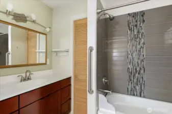 Primary full bathroom.