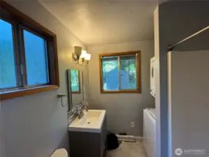 Main Floor Bathroom and Laundry Room