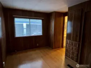 Main bathroom is off this bedroom too.