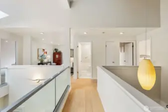 Once up the stairs you'll bridge to the 3+ bedrooms